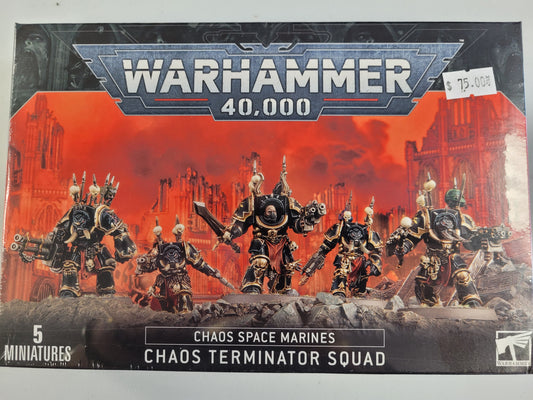 Chaos Space Marines - Chaos Terminator Squad